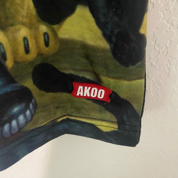 Marvel x Akoo 2020 Black Panther Large Print Shirt Size XL - Picture 3 of 5